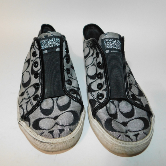 coach slip on tennis shoes